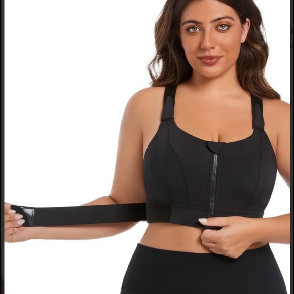 Plus Size High-Support Sports Bra for Women 3XL | 4XL Adjustable band 34 - 40" - Picture 4 of 8